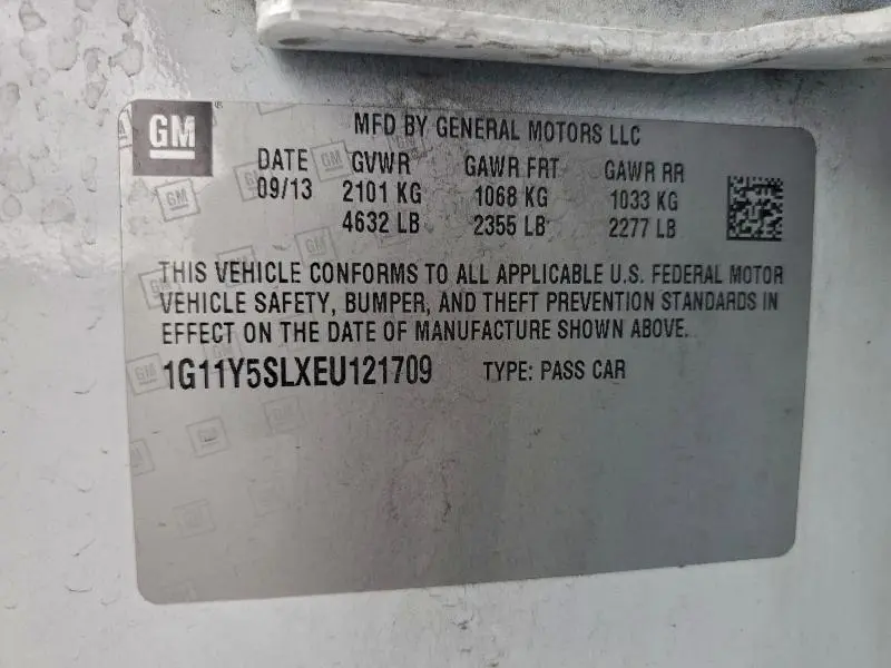 2014 CHEVROLET IMPALA LS  