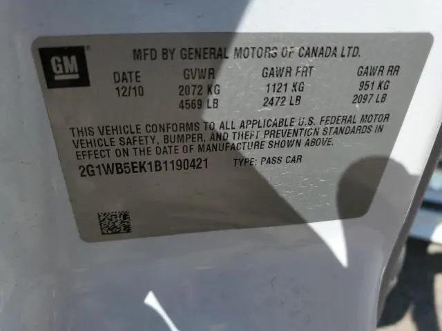 2011 CHEVROLET IMPALA LT  