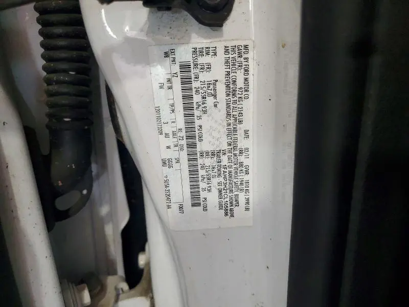 2012 FORD FOCUS SEL  