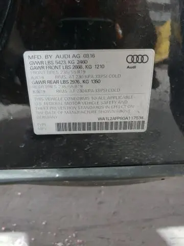 2016 AUDI Q5 PREMIUM PLUS  