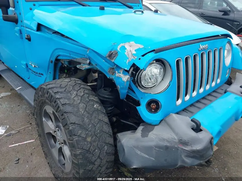 2017 JEEP WRANGLER UNLIMITED SAHARA 4X4