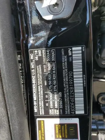 2019 MERCEDES-BENZ GLS 450 4MATIC  