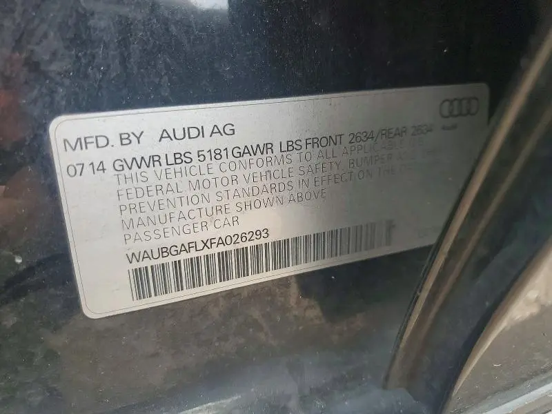 2015 AUDI S4 PREMIUM PLUS  