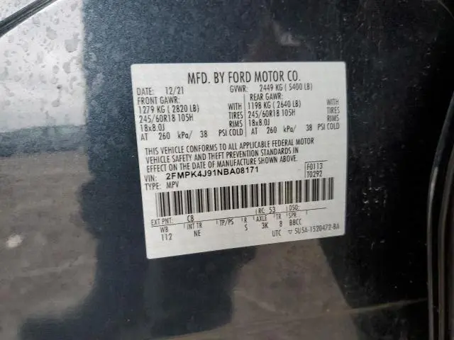 2022 FORD EDGE SEL  