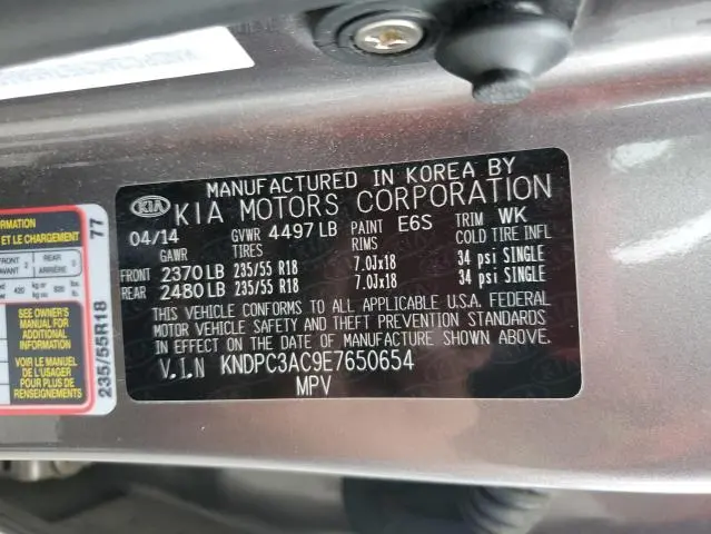 2014 KIA SPORTAGE EX  