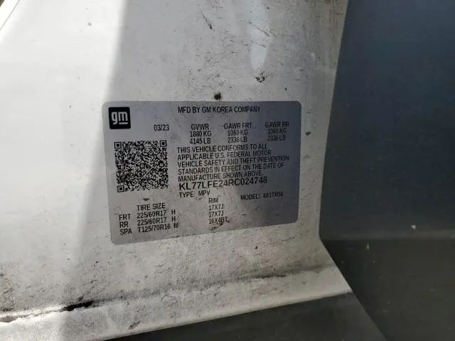 2024 CHEVROLET TRAX LS