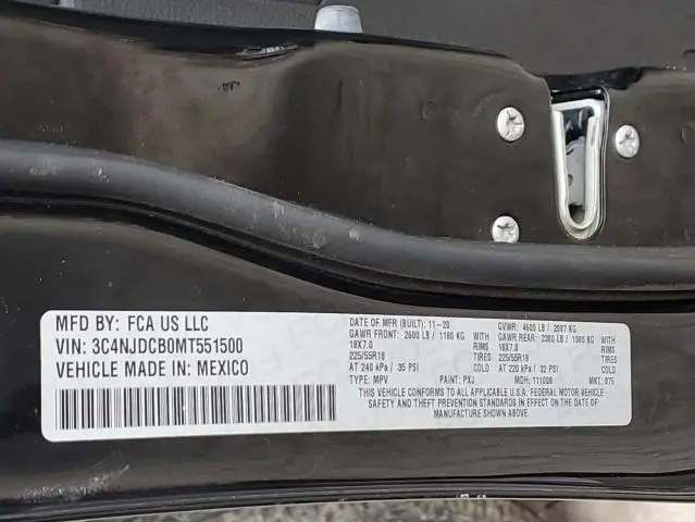 2021 JEEP COMPASS LIMITED  