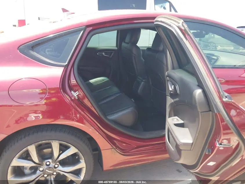 2016 CHRYSLER 200 S