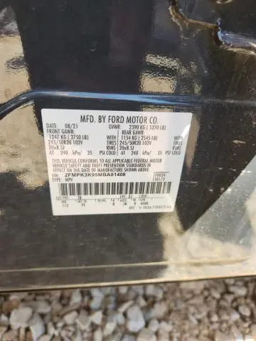 2021 FORD EDGE TITANIUM  