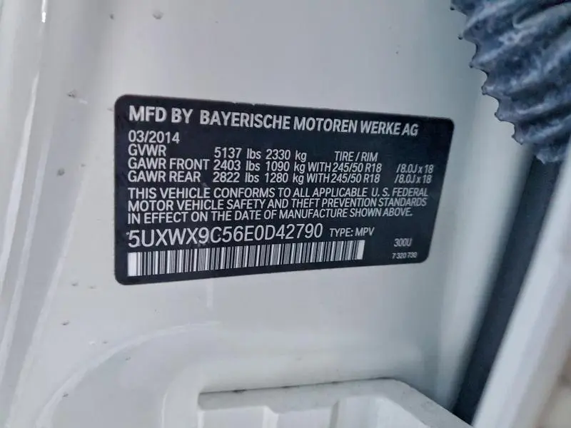 2014 BMW X3 XDRIVE28I  