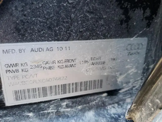 2012 AUDI S4 PREMIUM PLUS  