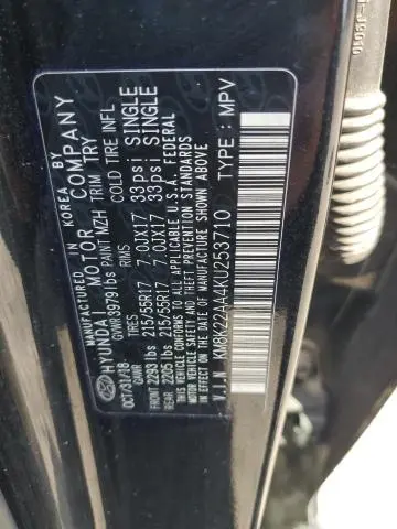 2019 HYUNDAI KONA SEL  