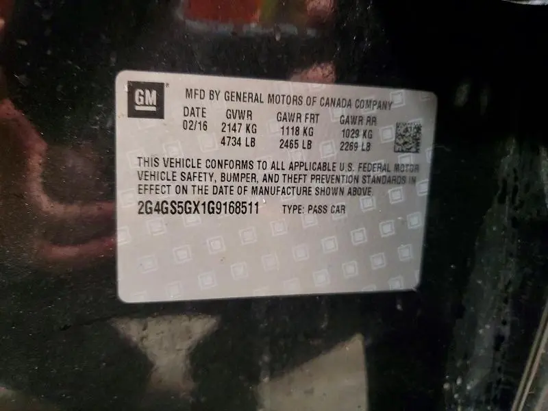 2016 BUICK REGAL PREMIUM  