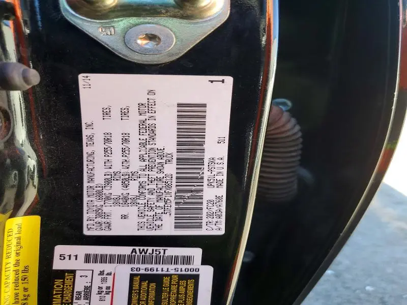 2015 TOYOTA TUNDRA SR5  