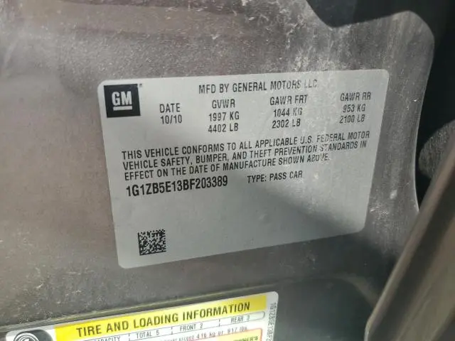 2011 CHEVROLET MALIBU LS  