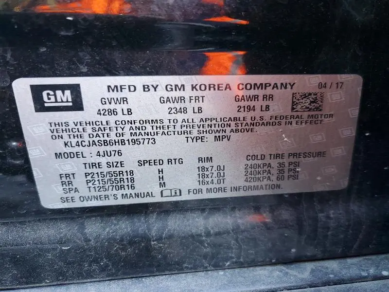 2017 BUICK ENCORE PREFERRED  