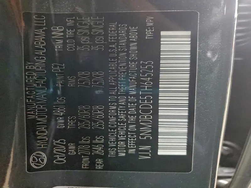 2026 HYUNDAI TUCSON SEL  