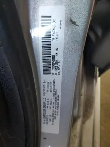 2015 CHRYSLER 200 LIMITED  