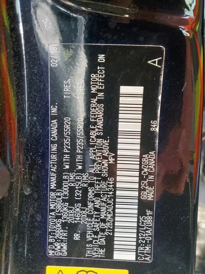 2018 LEXUS RX 350 BASE  