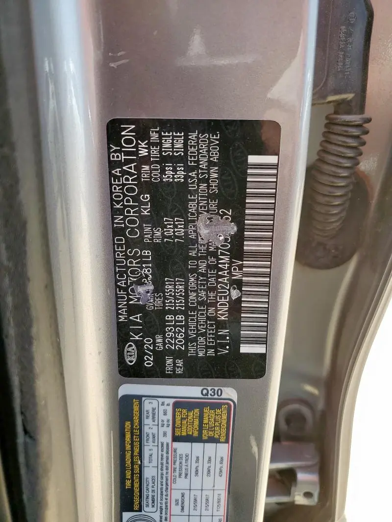 2021 KIA SELTOS S  
