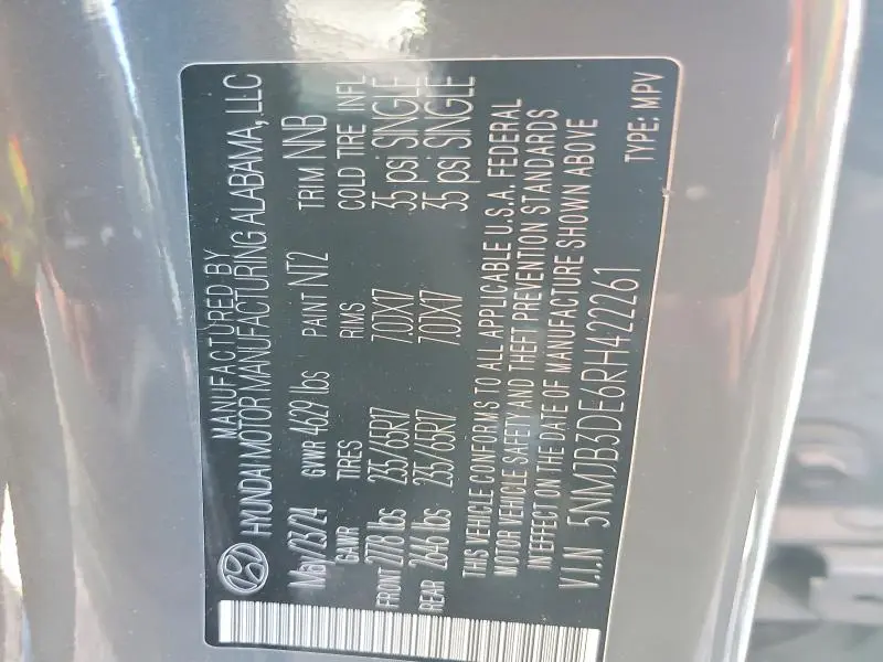 2024 HYUNDAI TUCSON SEL  