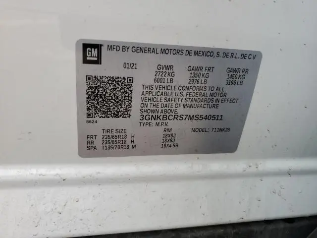 2021 CHEVROLET BLAZER 2LT  