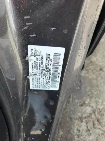 2015 HONDA ODYSSEY EXL  