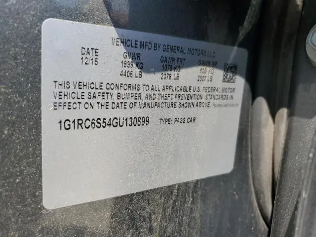 2016 CHEVROLET VOLT LT  