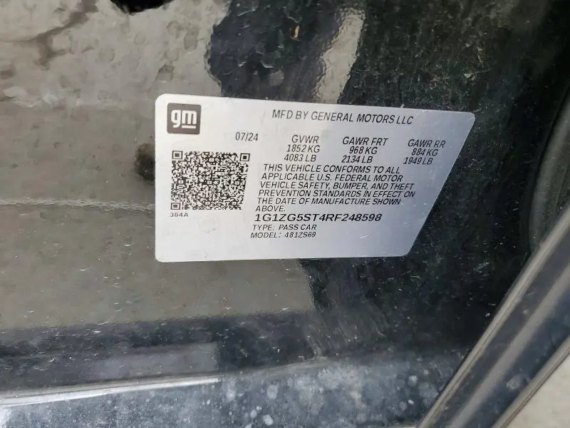 2024 CHEVROLET MALIBU RS  