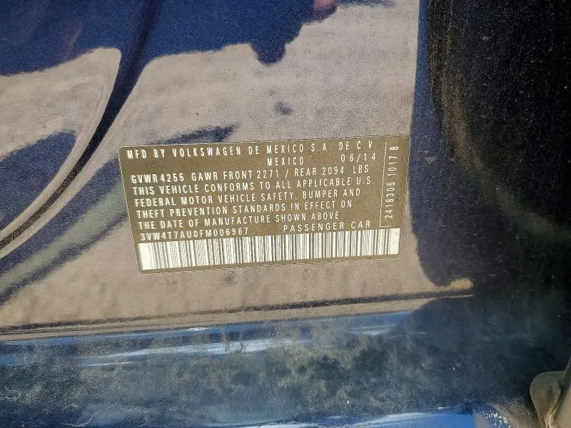 2015 VOLKSWAGEN GTI   