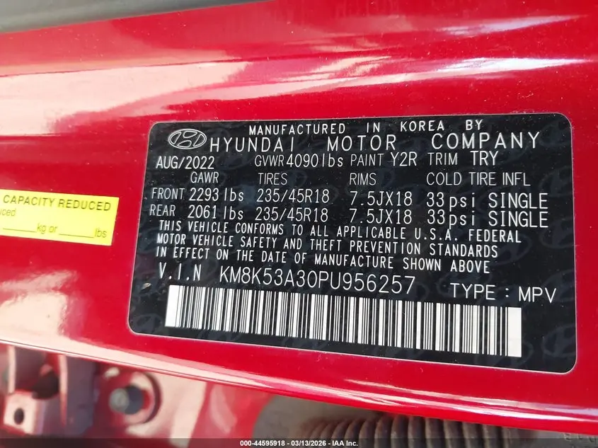 2023 HYUNDAI KONA LIMITED