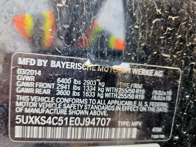 2014 BMW X5 XDRIVE35D  