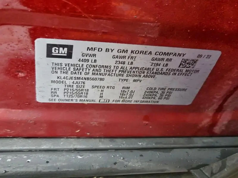 2022 BUICK ENCORE PREFERRED  