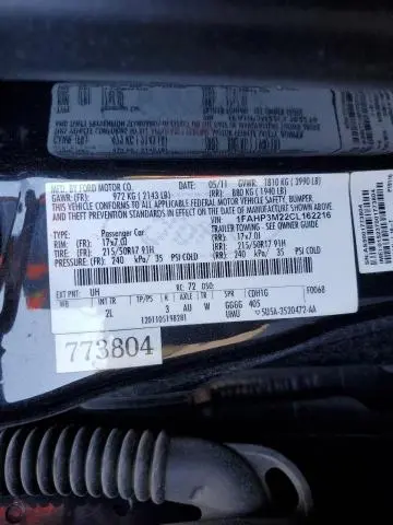 2012 FORD FOCUS SEL  