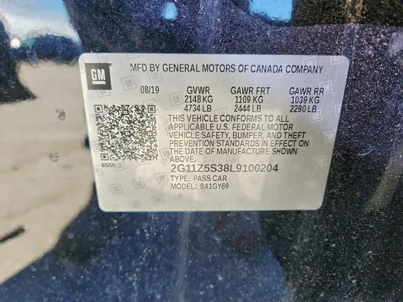 2020 CHEVROLET IMPALA LT  