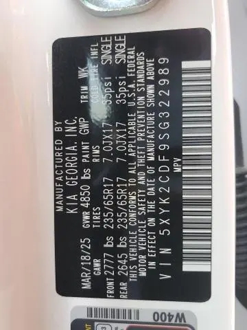 2025 KIA SPORTAGE LX  