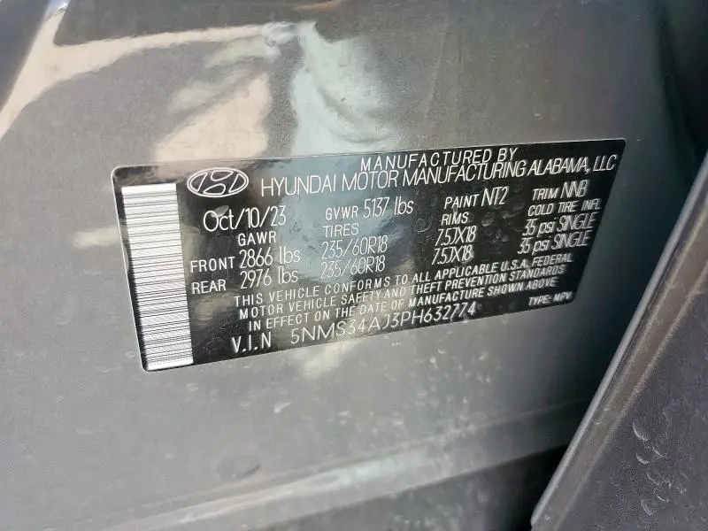 2023 HYUNDAI SANTA FE SEL PREMIUM  