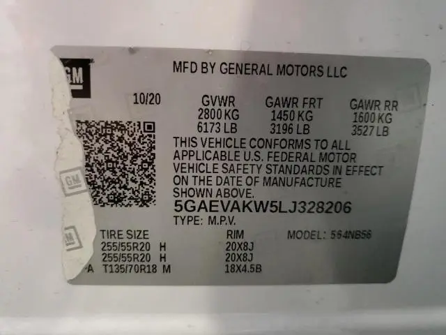2020 BUICK ENCLAVE ESSENCE  