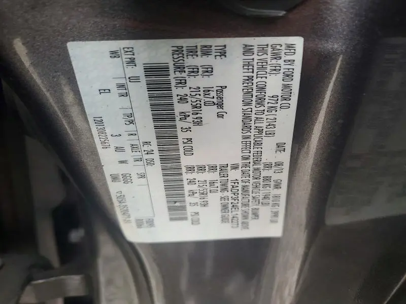 2014 FORD FOCUS SE  