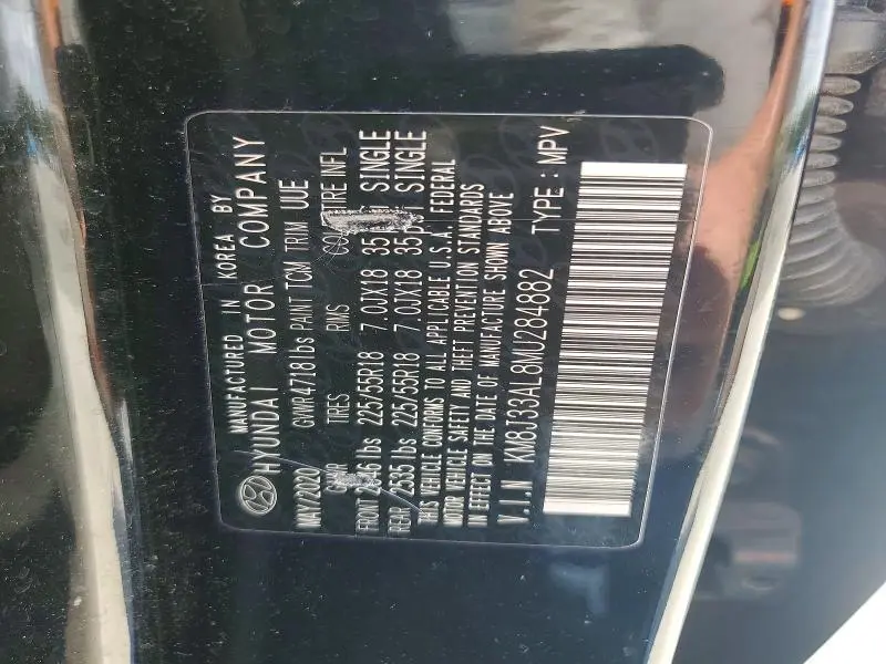 2021 HYUNDAI TUCSON ULTIMATE  
