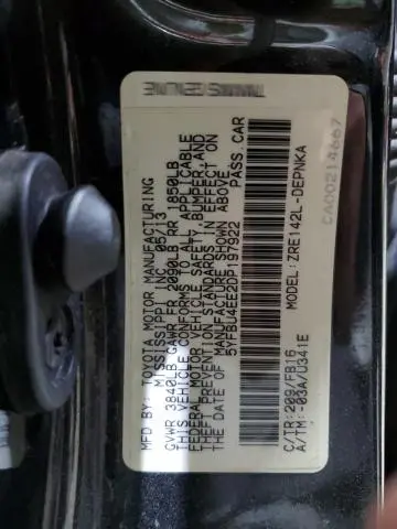 2013 TOYOTA COROLLA BASE  