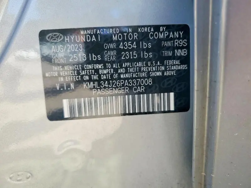 2023 HYUNDAI SONATA LIMITED  