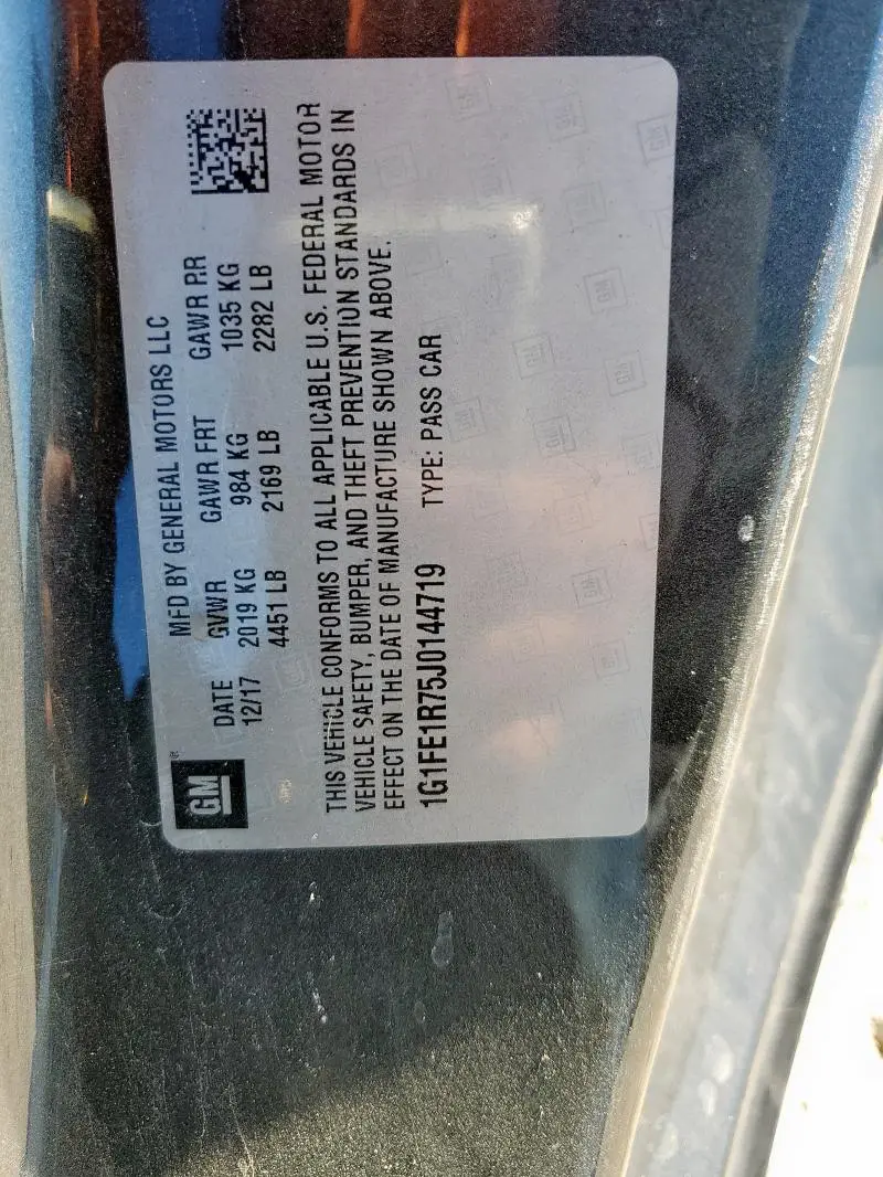 2018 CHEVROLET CAMARO SS  