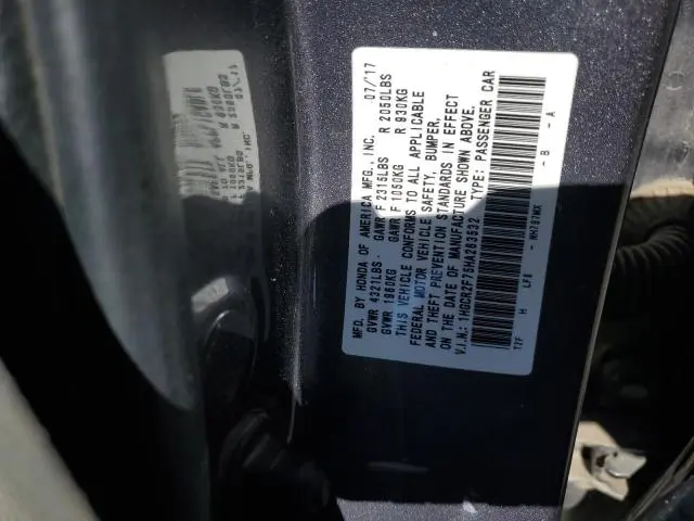 2017 HONDA ACCORD EX  