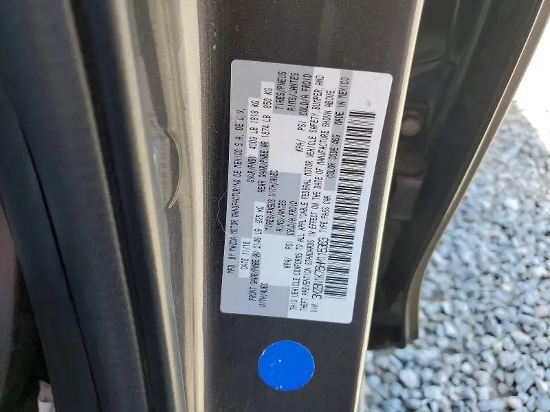 2017 MAZDA 3 SPORT  