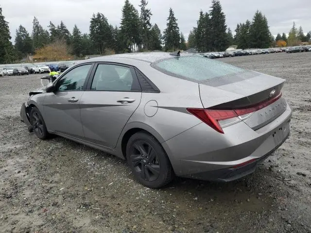 2021 HYUNDAI ELANTRA BLUE  