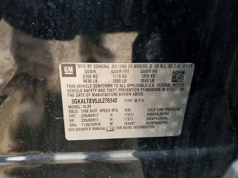 2018 GMC TERRAIN SLE  
