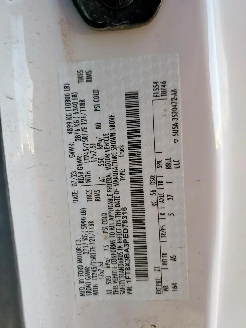 2023 FORD F350 SUPER DUTY  