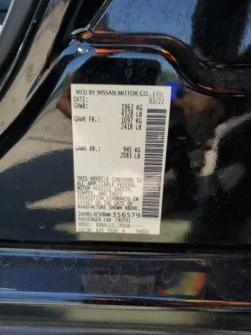 2022 NISSAN ALTIMA SR  