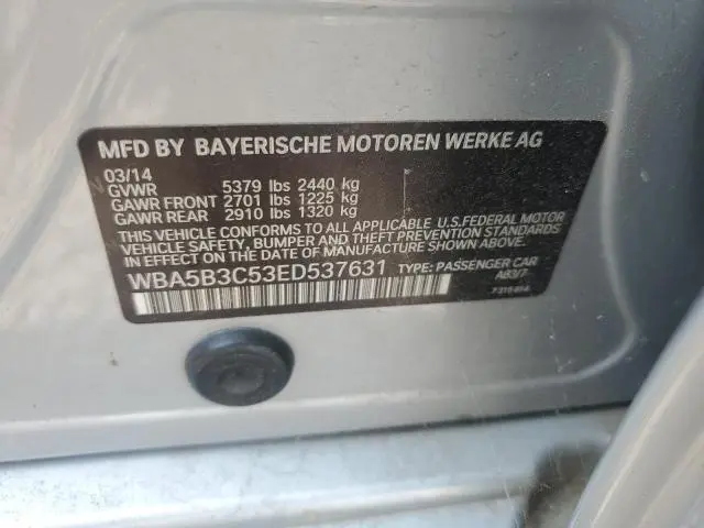 2014 BMW 535 XI  
